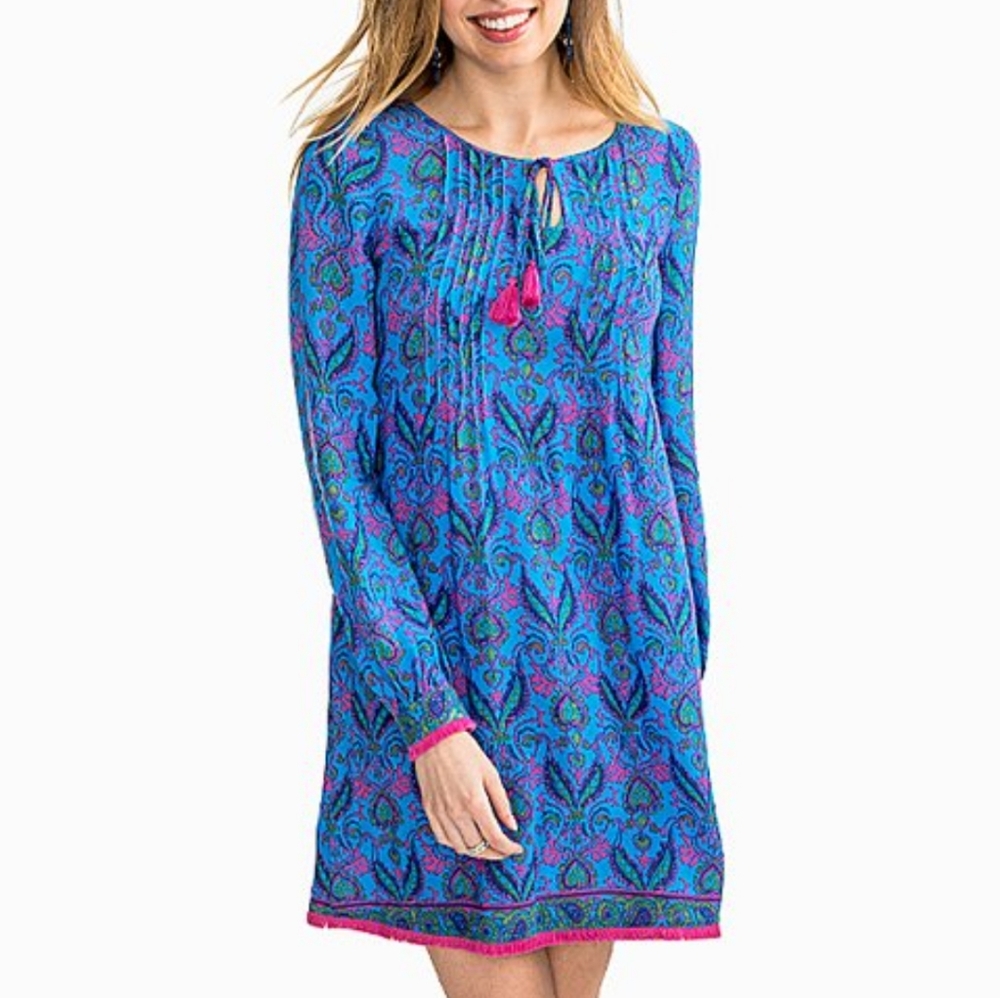 Southern Tide | Stella Brilliant Blue Shift Dress